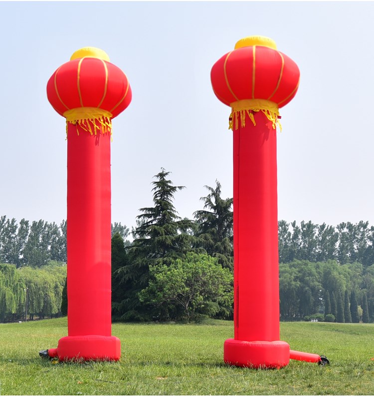 黔东南庆典灯笼柱